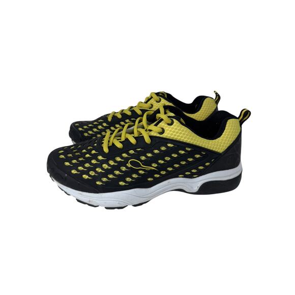 Gravity Defyer Flexnet Running Shoes Mens 9 Black Yellow Three Spring System‎ main image 6